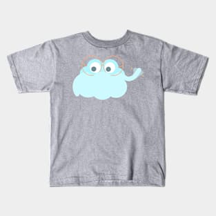 "A bit windy, eh" mood cloud Kids T-Shirt